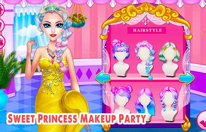Game công chúa cho trẻ em Sweet Princess Makeup Party